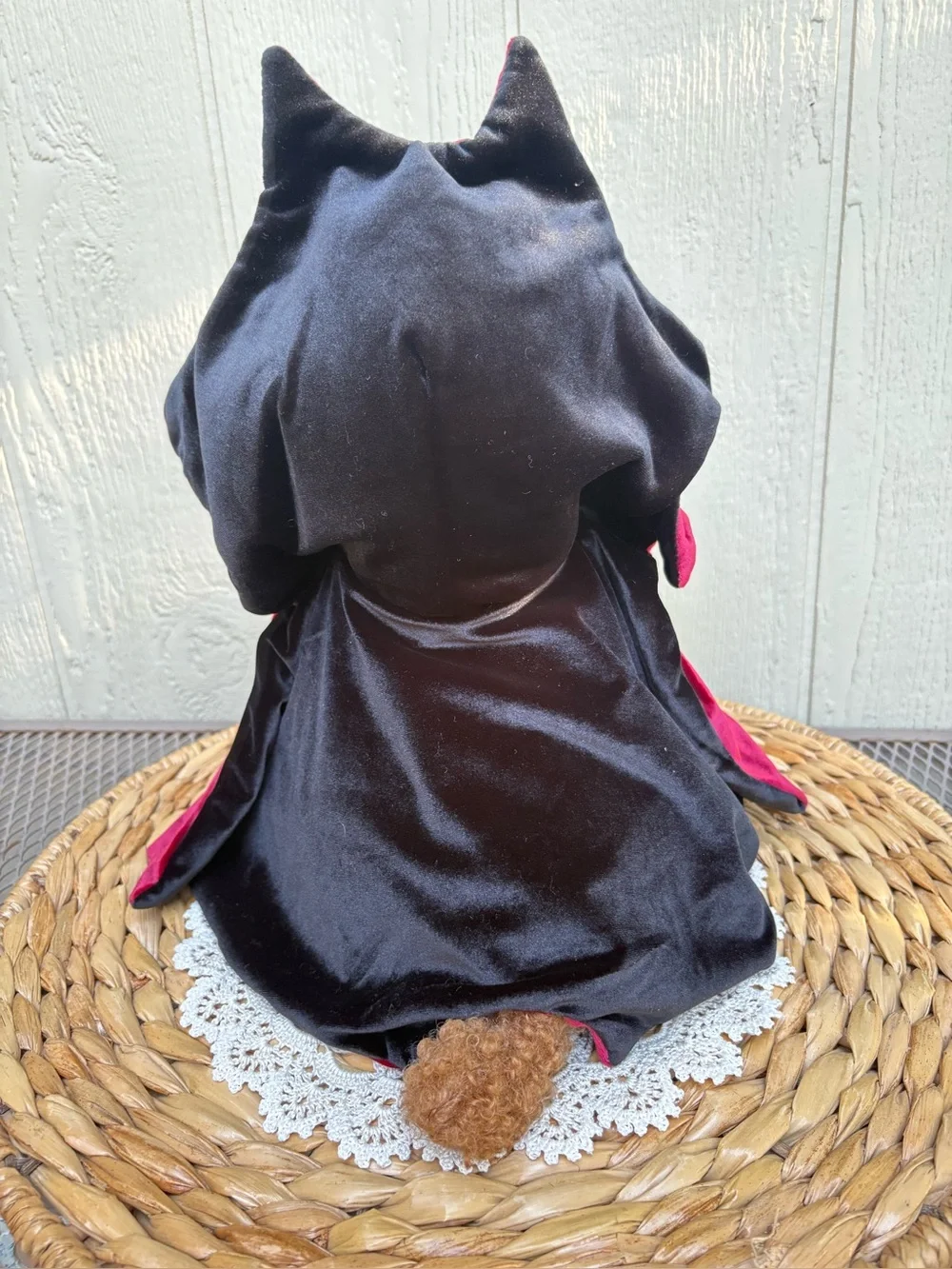 Pottery Barn Dante the Dracula Dog Shaped Pillow